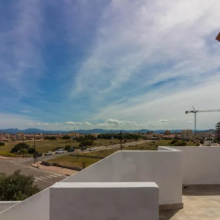 Bright X3 With Terrace! Apartman